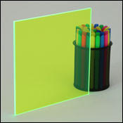 Yellow Fluorescent acrylic sheet
