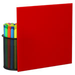 Thick Red Plexiglass Sheet